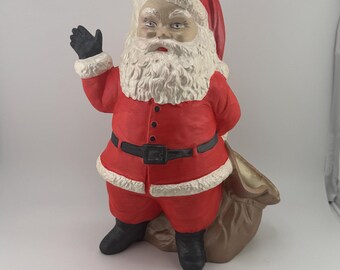 1973 Santa Ceramic Duncan Mold 10" tall Vintage Santa Claus