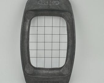 Vintage Uebel French Fry Cutter 1950s Aluminium Metal