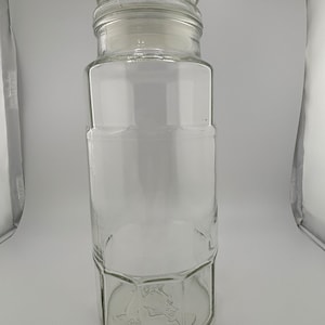 Mr Peanuts Glass Jar with Lid anchor Hocking Vintage