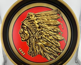 Iroquois Indian Head Beer & Ale Beer Tray International Breweries Inc Buffalo NY