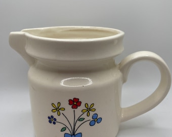 Vintage Peppy Flower Creamer