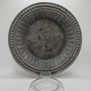 Vintage Pewter Wilton Armetale Bowl with Flutes and Pearl Pattern