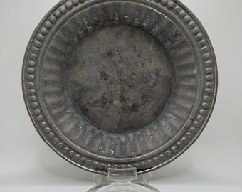 Vintage Pewter Wilton Armetale Bowl with Flutes and Pearl Pattern