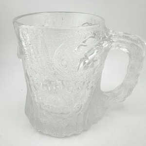 1993 Flintstones McDonald&#39;s Glass Mug  Rocdonalds Treemendous Mug