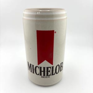 Vintage Michelob Beer Stoneware Glass Gerzit Germany 5&quot; Tall