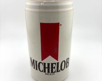Vintage Michelob Beer Stoneware Glass Gerzit Germany 5" Tall