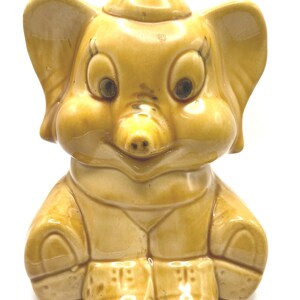 Vintage Art Craft Cartoon Elephant Planter  resembles Dumbo
