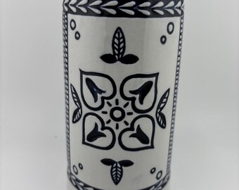 1977 Ceramarte Budweiser Blue Delft Four Hearts Design Stein CS11-3 FREE Shipping in the USA