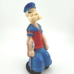 1950s Vintage Popeye Ramp Walker Toy Celluloid Plastic Figure Classic Cartoon Collectible Popeye Wind Up Toy King Features Syndicate