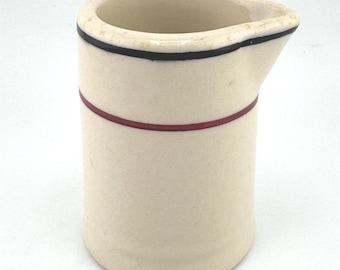 Santone Warwick Syrup Restaurant Ware 1940s Blue Red