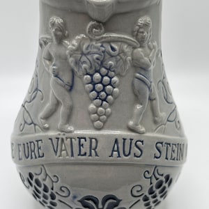 Crémier en grès allemand Wick Werke, 1/4 litre vintage