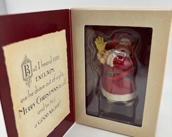 Twas The Night Before Christmas Hallmark Keepsake Ornament 2001 Santa Claus