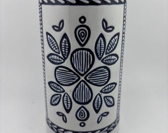 1977 Ceramarte Budweiser Blue Delft Clover 4 Leaf Pattern Stein CS11-1 FREE Shipping in the USA
