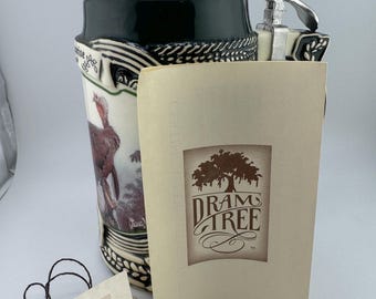 1992 Wild Turkey Federation Lidded Stein by Al Agnew Limited Edition Forest Green Ceramic Beer Stein Wildlife Collector Gift Beer Mug