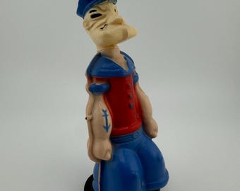 Vintage Popeye King Features 5.5" tall Celluloid Plastic Toy Ramp Walker