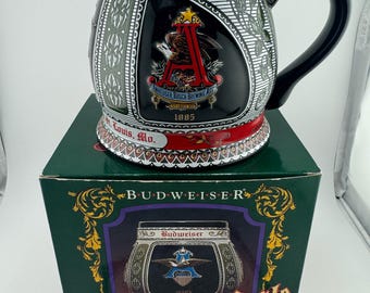 1993 Budweiser A&Eagle Trademark I Anheuser-Busch Beer Mug FREE Shipping in USA