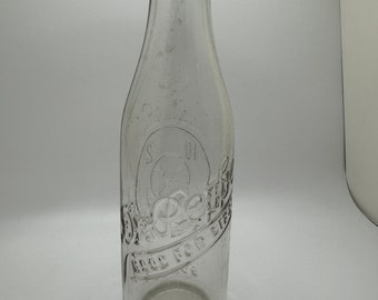 1940s Dr Pepper Good for Life 10 2 4 Clock Glass Bottle 6.5 Ounces