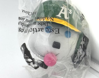 Oakland A&#39;s Jack in the Box Antenna Topper Ball Blowing Bubble Gum in Original Packaging