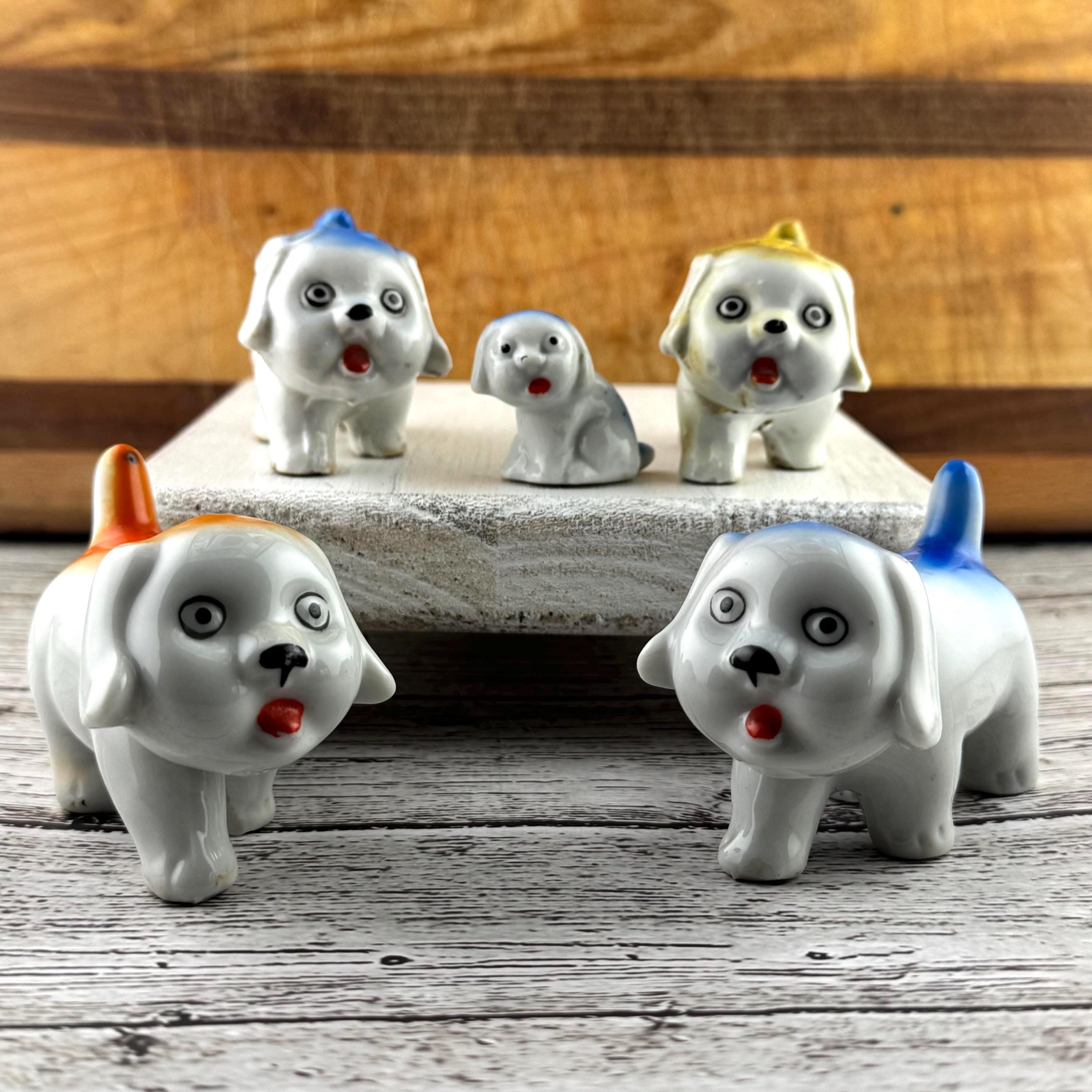 Big Eye Dog Figurine - Etsy