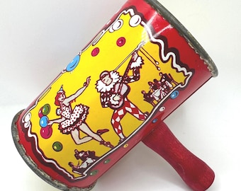 Vintage Noise Maker "Life of the Party" Products, New Year's Eve Party Noise Maker, Tin Noise Maker
