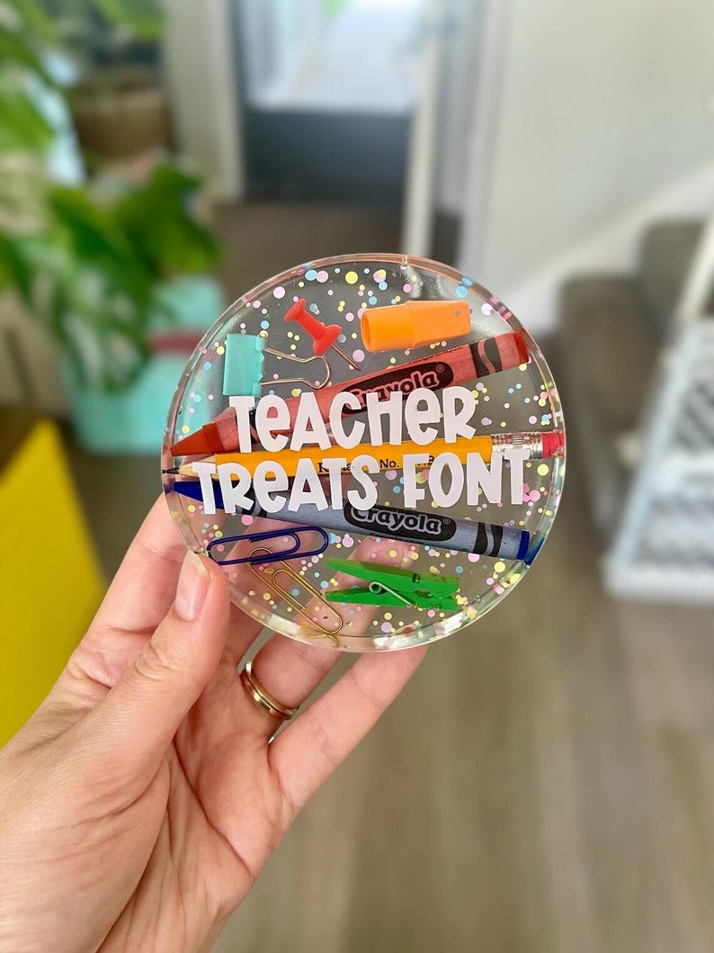 Personalized Teacher Appreciation Coaster - Etsy