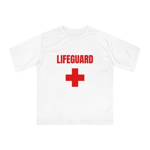 Lifeguard T-shirt, Lifeguard Shirt,  Unisex Zone Performance T-shirt