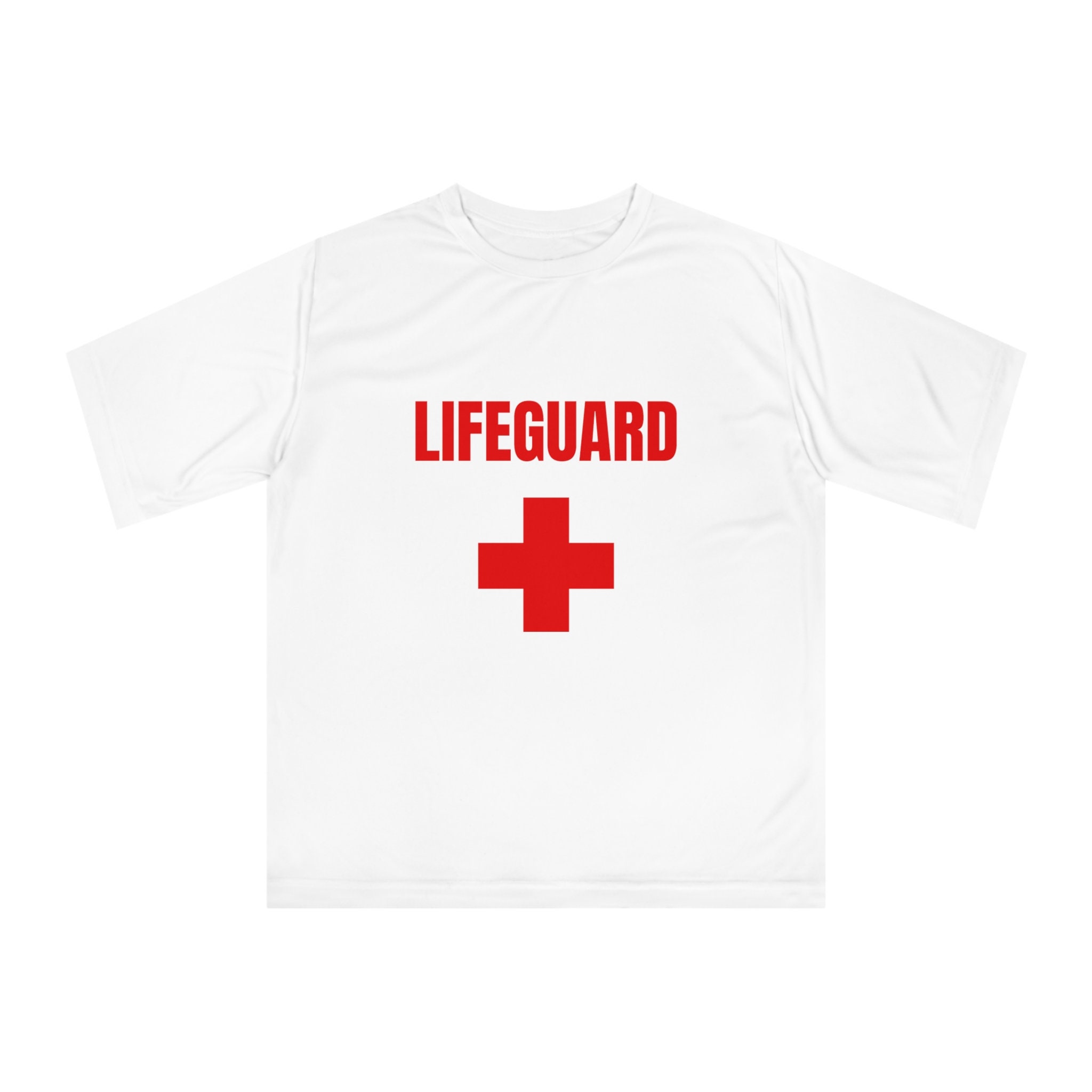 Lifeguard T-shirt, Lifeguard Shirt, Unisex Zone Performance T-shirt