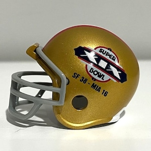 Riddell NFL Pocket Pro Helmet - San Francisco 49ers - Super Bowl XIX