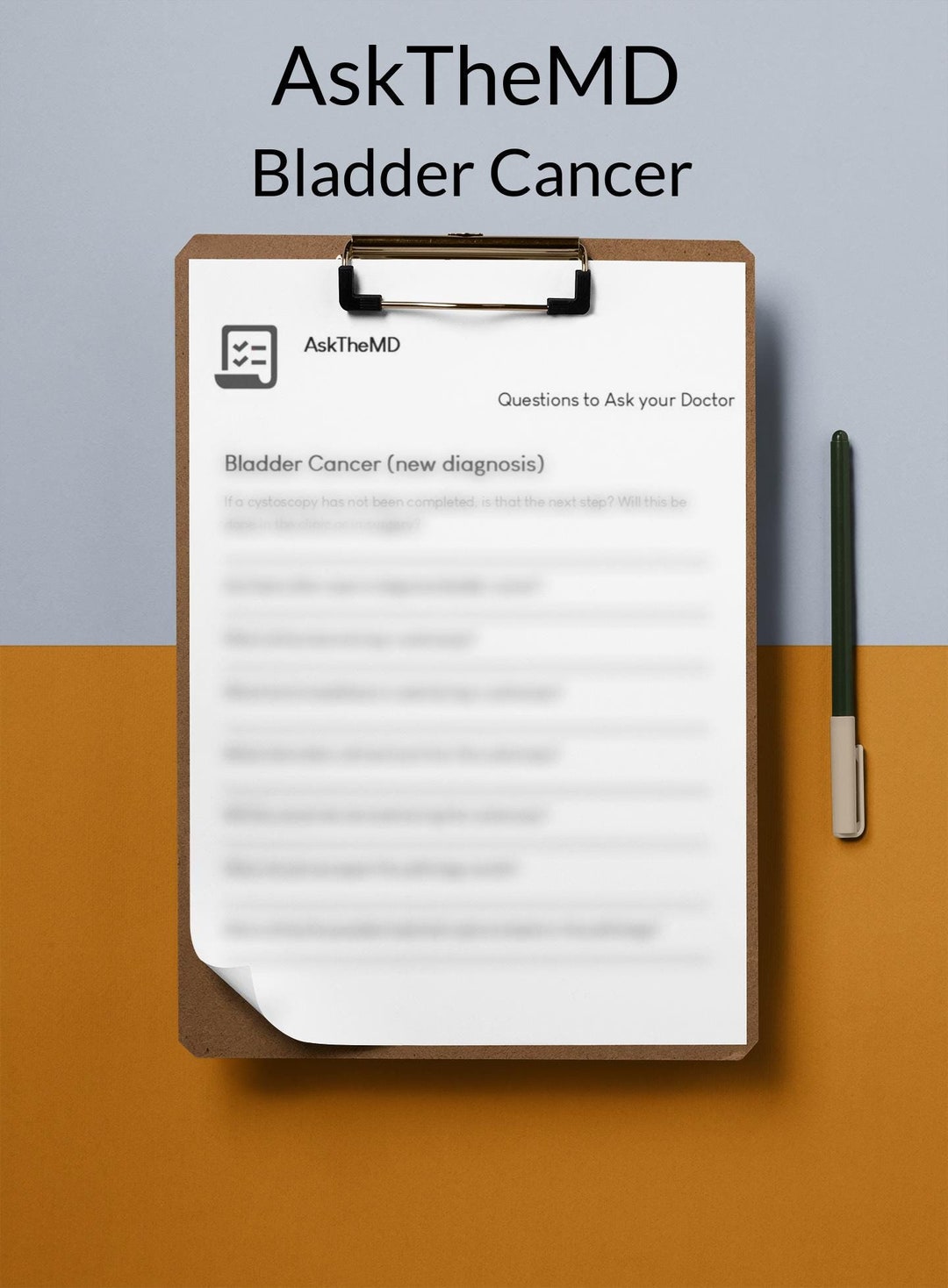 Bladder Cancer - Questions to Ask Your Doctor (PDF Download) - Etsy