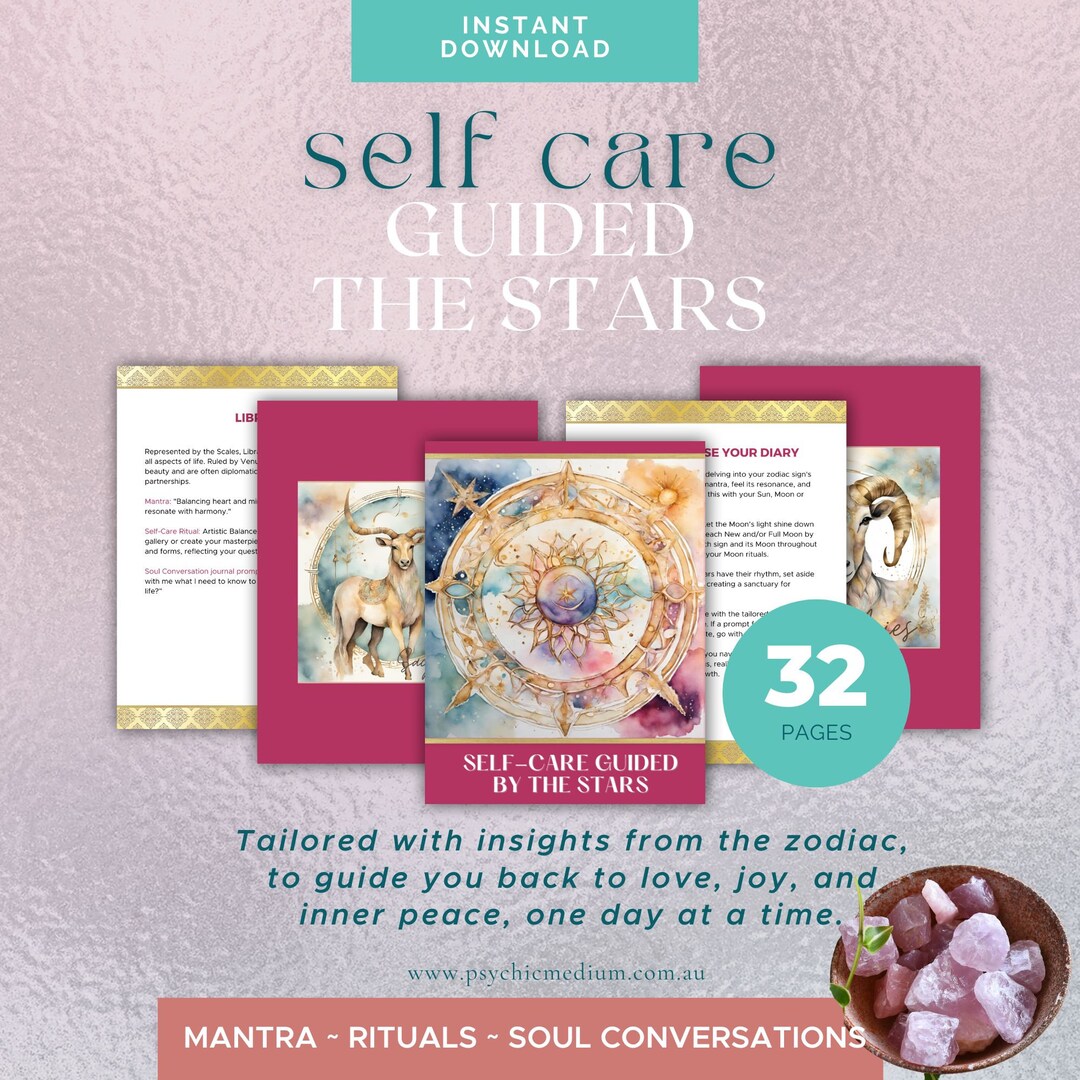Star For Rituals Self Care Guided by the Stars Journal: Zodiac Rituals (instant PDF ...