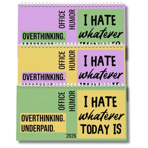 Funny 2026 Desk Calendar: Office Humor, Quirky Quotes