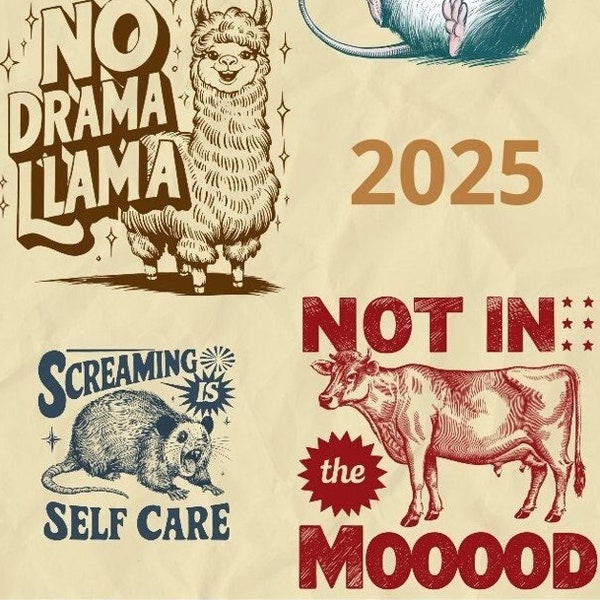 2025 Funny Calendars Etsy UK