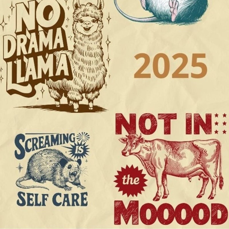 2025 Funny Calendars Etsy UK