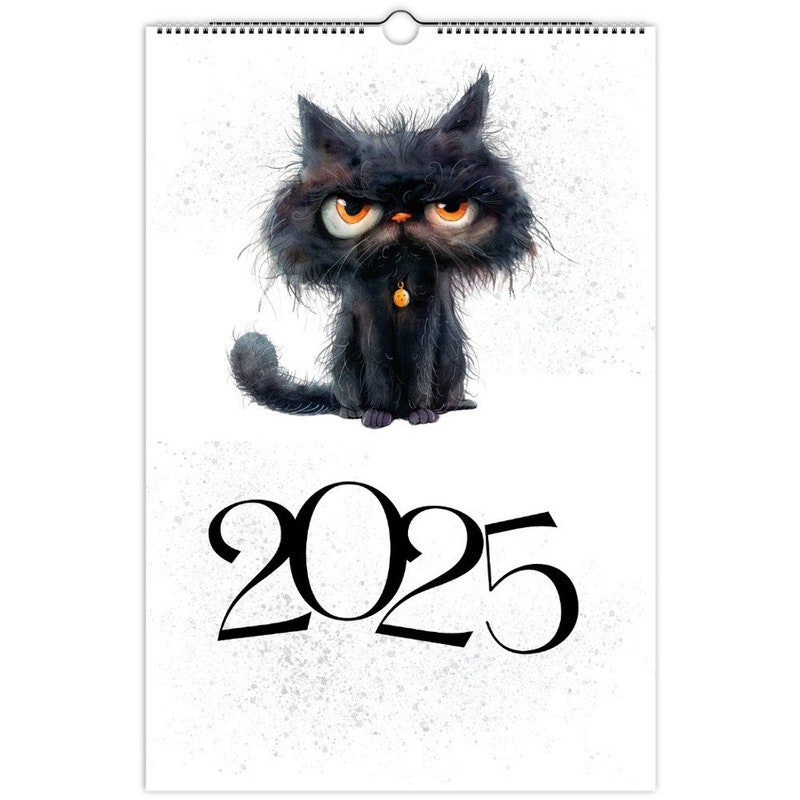 Funny Calendar 2025 Wall Etsy