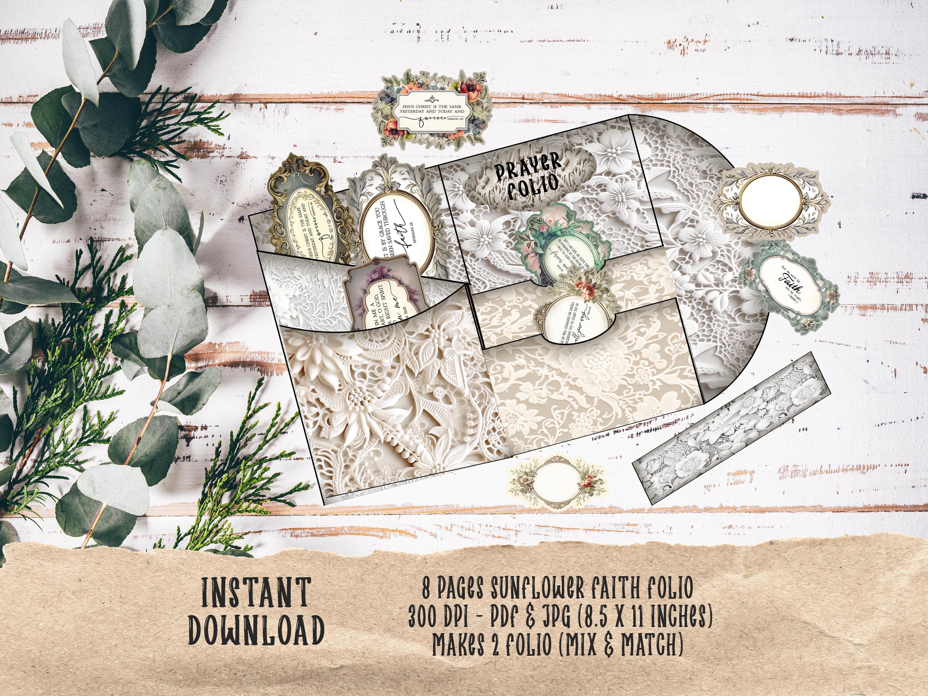 ヴィンテージレースのクリスチャンジャンクジャーナル：宗教的な