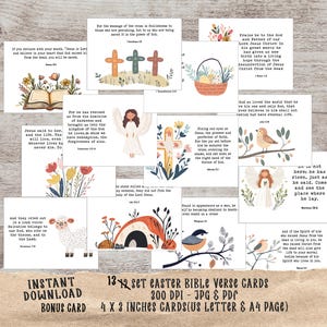 Cartões inspiradores de escrituras de Páscoa: afirmações de versículos bíblicos digitais para o Domingo de Ressurreição