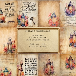 Womens Christian Devotional Journal: Bibel Vers Ephemera Kit für spirituelle Reflexion und Dankbarkeit