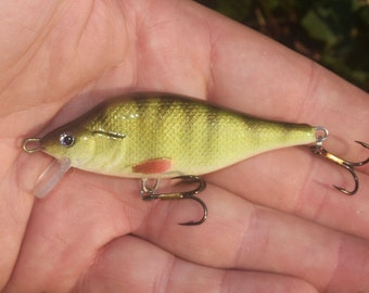 Handgemachter Barsch-Angelkder: Realistischer Kder fr Hecht, Zander,  Bass - Etsy sterreich