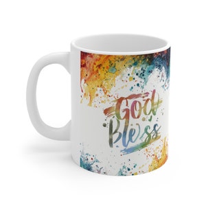 God Bless  Mug | Gift for Friend | Coffee Mug | Religious Humor | Bible Study Mug | Funny Mug | Jesus Mug