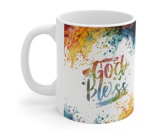 God Bless  Mug | Gift for Friend | Coffee Mug | Religious Humor | Bible Study Mug | Funny Mug | Jesus Mug