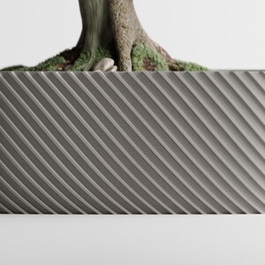 Plant Pot Fine Rib Rounded Rectangle Low - Etsy