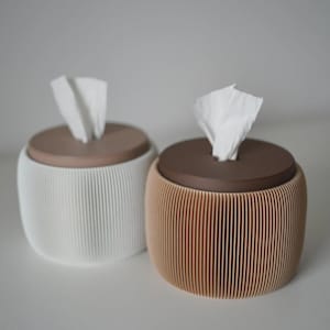 Toilet paper dispenser Toilet Paper Holder – Modern Round Pod - Plant Pot - Storage Container | Bathroom Decor