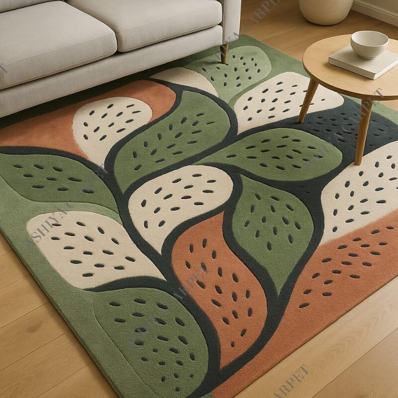 Leaf Rug - Etsy