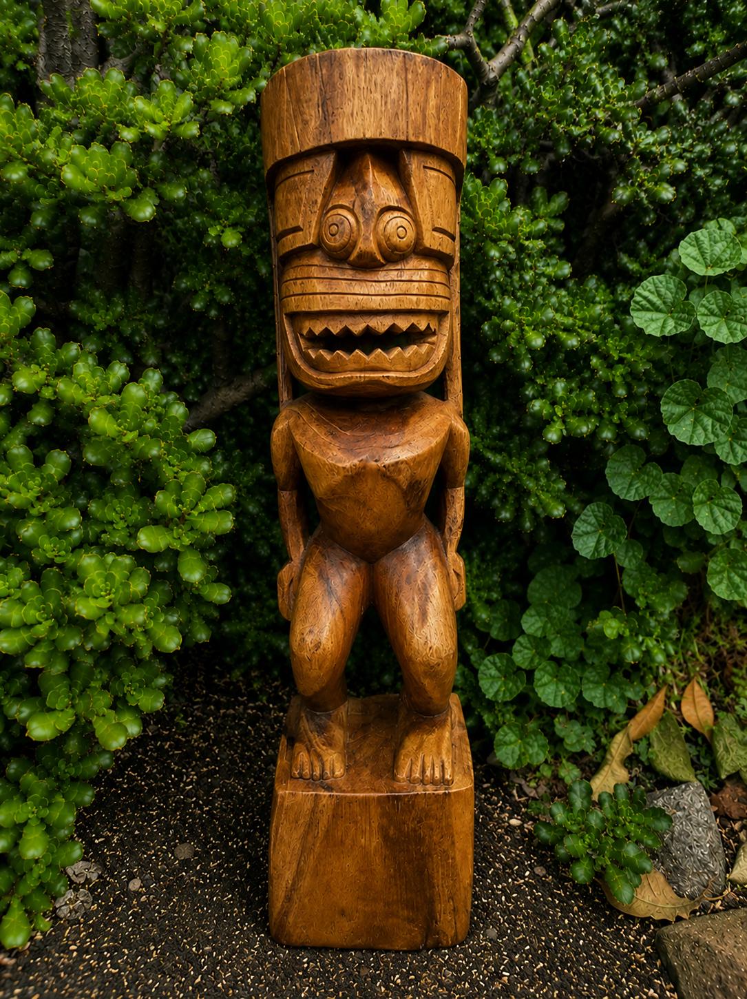 Hawaii wood statue - Etsy 日本