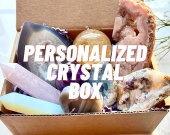 Personalized Crystal Gift Box, Customized Crystal Gift Set, High Quality Crystals, High Value, Crystal Gift