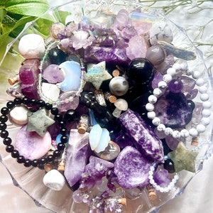 Dream Crystal Confetti, Crystal Confetti, Mystery Crystal Scoop, Relaxation, Anti-Anxiety and Stress, Sleep, Protection, Calming