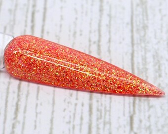 Mister Jack Orange Glitter Dip Powder | Halloween Nail Powder | Sparkly Fall Nails
