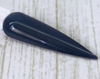 Faded Denim - dark blue shimmer nail dip powder, 4th of July dip powder, acrylic powder for nails