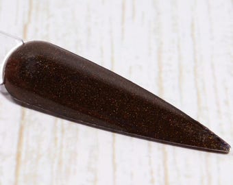 Cabin Cocoa Dip Powder – Djupt chokladbrunt nageldippningspulver