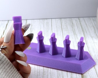 Press on nail holder, Magnetic nail display stand, nail supplies and tools